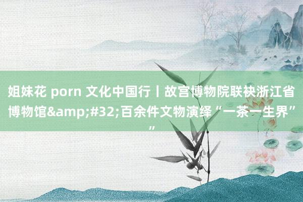 姐妹花 porn 文化中国行丨故宫博物院联袂浙江省博物馆&#32;百余件文物演绎“一茶一生界”