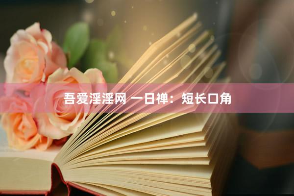 吾爱淫淫网 一日禅：短长口角