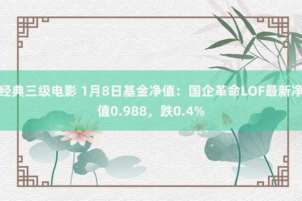 经典三级电影 1月8日基金净值：国企革命LOF最新净值0.988，跌0.4%